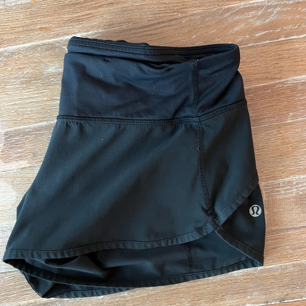 Black Lululemon Running Shorts